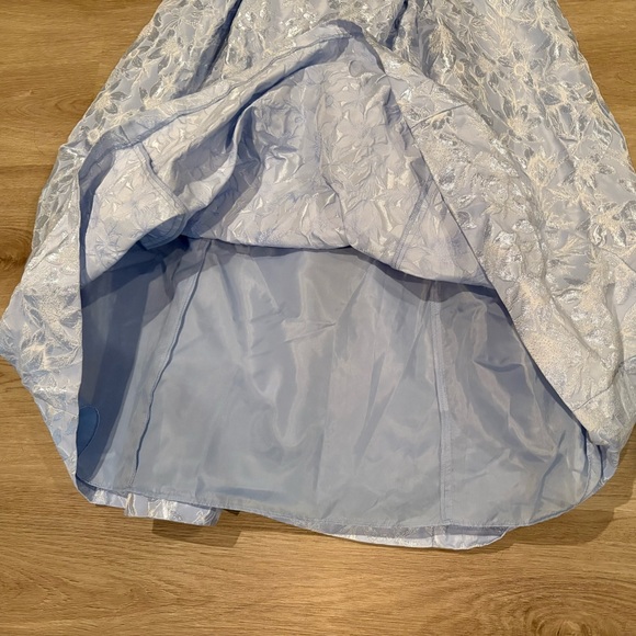 ADRIANNA PAPELL Pearl Trimmed Jacquard Dress - Picture 16 of 16